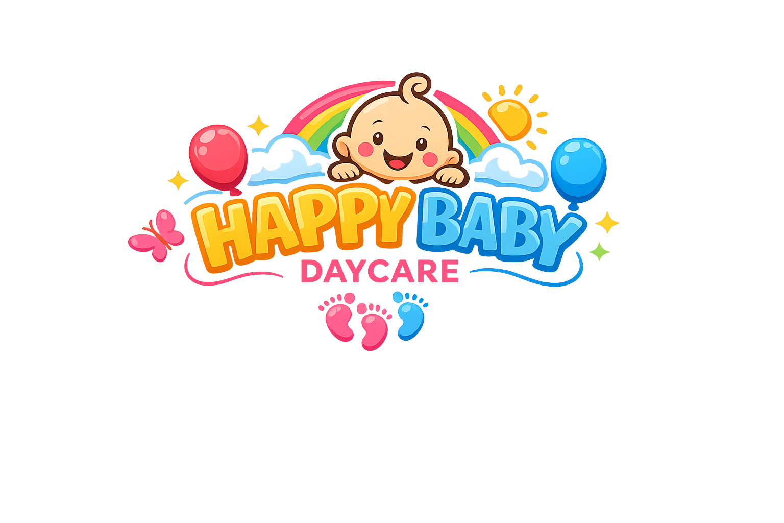 Happy Baby Daycare Logo